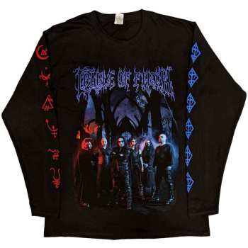 Mercancía Cradle Of Filth: Cradle Of Filth Unisex Long Sleeve T-shirt: Existence Band (back & Sleeve Print) (large) L