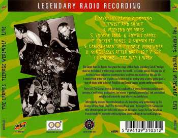 CD The Cramps: Teenage Werewolf... Live