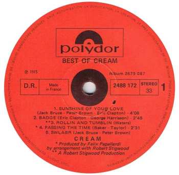 2LP Cream: Best Of Cream