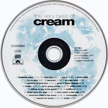 CD Cream: The Very Best Of Cream
