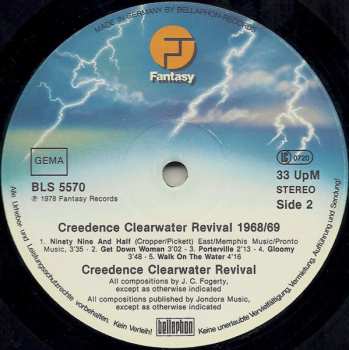 2LP Creedence Clearwater Revival: Creedence Clearwater Revival 1968/69