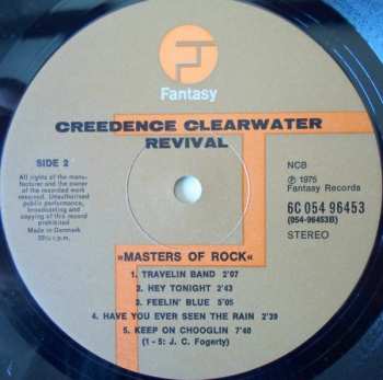 LP Creedence Clearwater Revival: Masters Of Rock