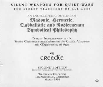 CD Creedle: Silent Weapons For Quiet Wars
