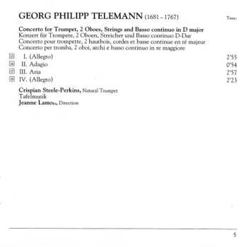 CD Tafelmusik Baroque Orchestra: Music For Trumpet & Orchestra