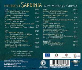 4CD Cristiano Porqueddu: Portrait Of Sardinia (New Music For Guitar)