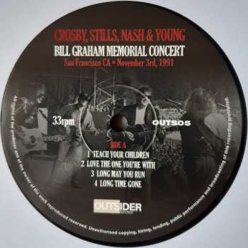 LP Crosby, Stills, Nash & Young: Bill Graham Memorial Concert - San Francisco CA - November 3rd, 1991