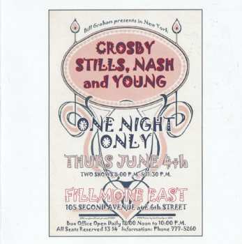 2CD Crosby, Stills, Nash & Young: Fillmore East 1970