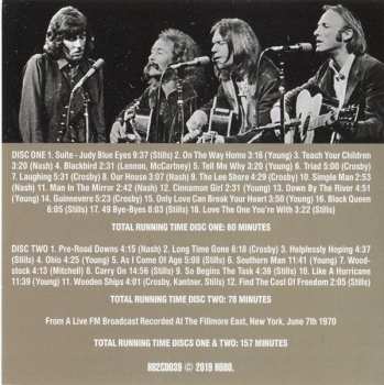 2CD Crosby, Stills, Nash & Young: Fillmore East 1970