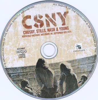 CD Crosby, Stills, Nash & Young: Roosevelt Raceway, Westbury, NY, September 8th 1974