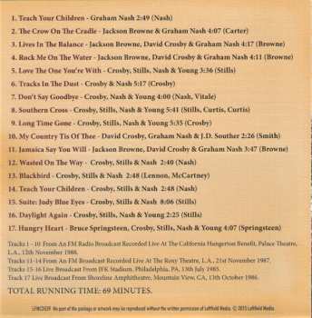 CD Crosby, Stills, Nash & Young: The California Hungerton Benefit 1988