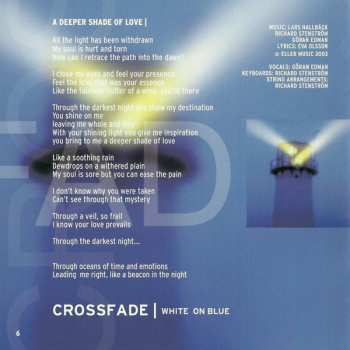 CD Crossfade: White On Blue