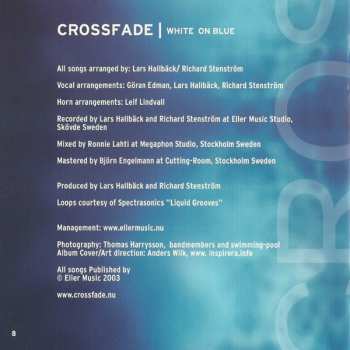 CD Crossfade: White On Blue