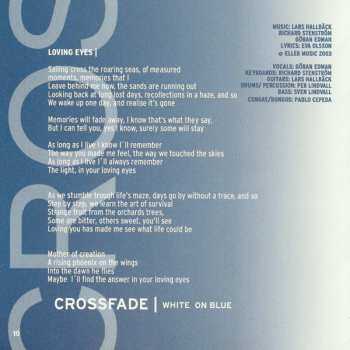 CD Crossfade: White On Blue