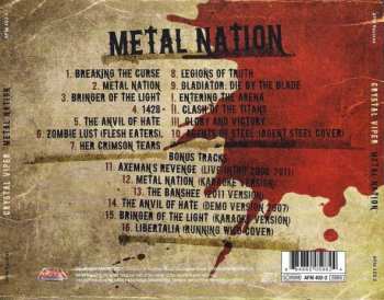 CD Crystal Viper: Metal Nation