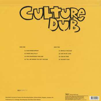LP Culture: Culture Dub LTD | NUM | CLR