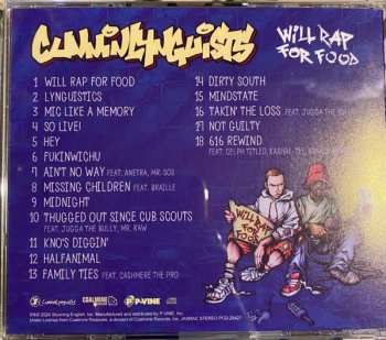 CD CunninLynguists:  Will Rap For Food