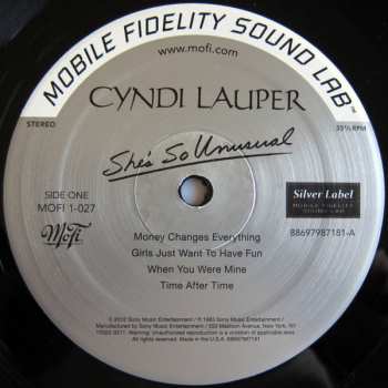 LP Cyndi Lauper: She's So Unusual LTD | NUM