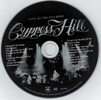CD Cypress Hill: Live At The Fillmore