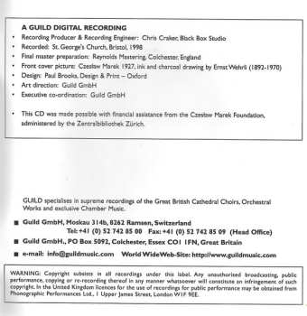 2CD Czeslaw Marek: Chamber Works & Piano Music