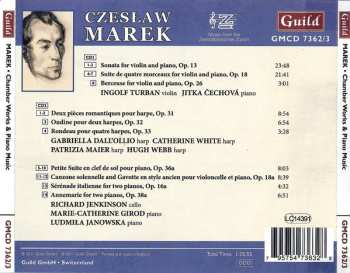 2CD Czeslaw Marek: Chamber Works & Piano Music
