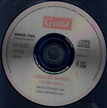 2CD Czeslaw Marek: Chamber Works & Piano Music