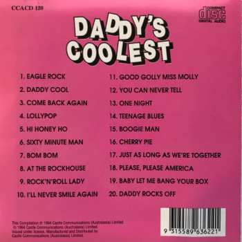 CD Daddy Cool: Daddy's Coolest - The 20 Greatest Hits Of Daddy Cool