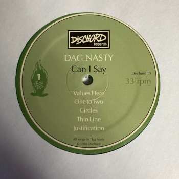 LP Dag Nasty: Can I Say CLR | LTD