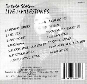 CD Dakota Staton: Live At Milestones