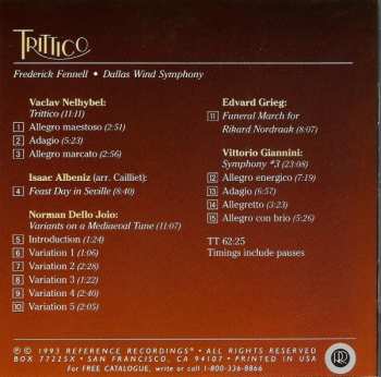 CD Dallas Wind Symphony: Trittico