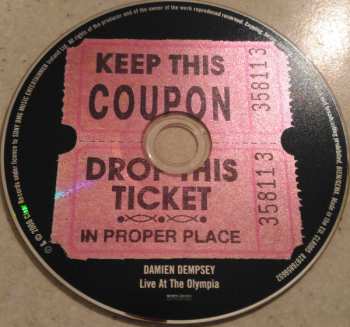 CD Damien Dempsey: Live At The Olympia