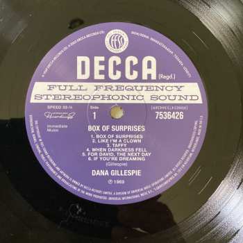 LP Dana Gillespie: Box Of Surprises