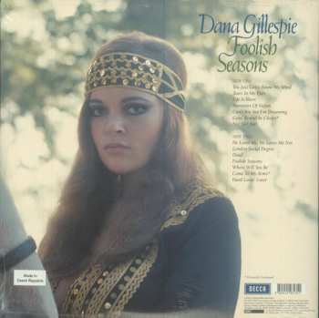LP Dana Gillespie: Foolish Seasons LTD