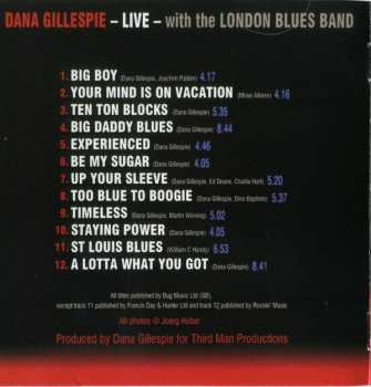 CD Dana Gillespie: Live