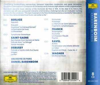 8CD/Caja Daniel Barenboim: Barenboim Orchestre De Paris 