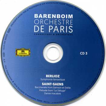 8CD/Caja Daniel Barenboim: Barenboim Orchestre De Paris 