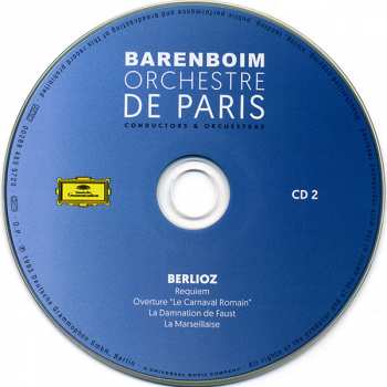 8CD/Caja Daniel Barenboim: Barenboim Orchestre De Paris 
