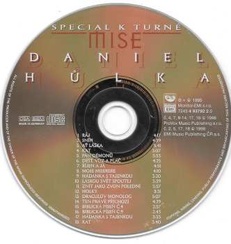 CD Daniel Hůlka: Daniel Hůlka - Mise Special K Turné CLR