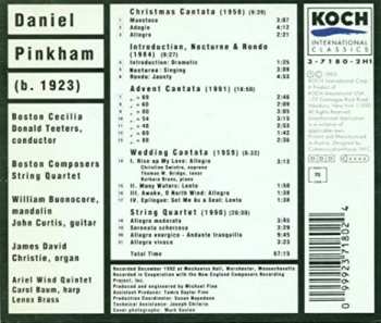 CD The Boston Cecilia: Christmas Cantata / Wedding Cantata / Advent Cantata / Introduction, Nocturne & Rondo / String Quartet