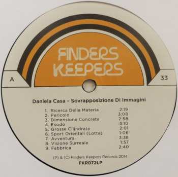 LP Daniela Casa: Sovrapposizione Di Immagini