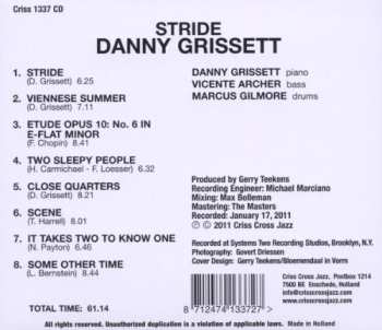 CD Danny Grissett: Stride