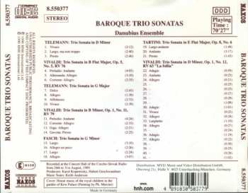 CD Danubius Ensemble: Baroque Trio Sonatas