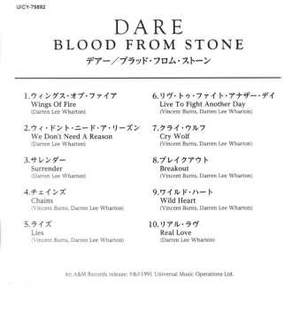CD Dare: Blood From Stone LTD