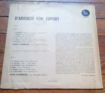 LP Juan D'Arienzo Y Su Orquesta Típica: For Export