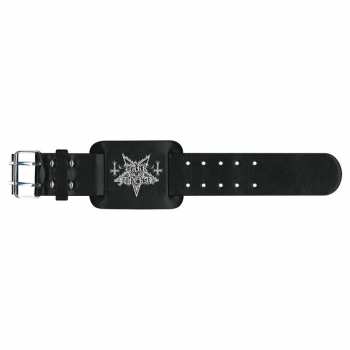 Merch Dark Funeral: Pulsera de cuero Logo Dark Funeral