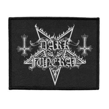 Merch Dark Funeral: Aplicación Logo Dark Funeral (woven)