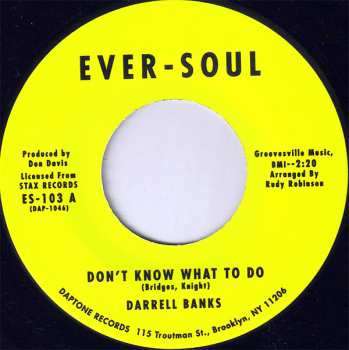 SP Darrell Banks: Don't Know What To Do