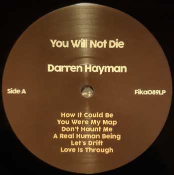 2LP Darren Hayman: You Will Not Die LTD