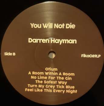 2LP Darren Hayman: You Will Not Die LTD