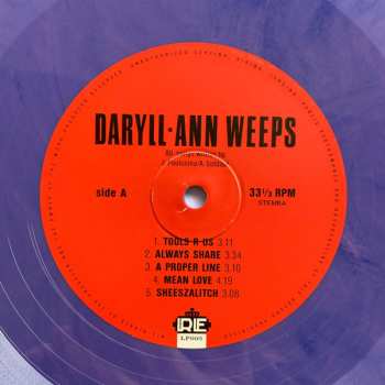 2LP Daryll-Ann: Daryll-Ann Weeps CLR