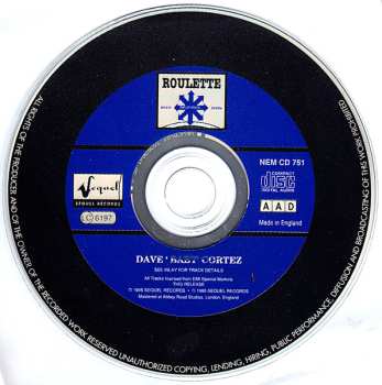 CD Dave "Baby" Cortez: Organ Shindig / Tweetie Pie / In Orbit